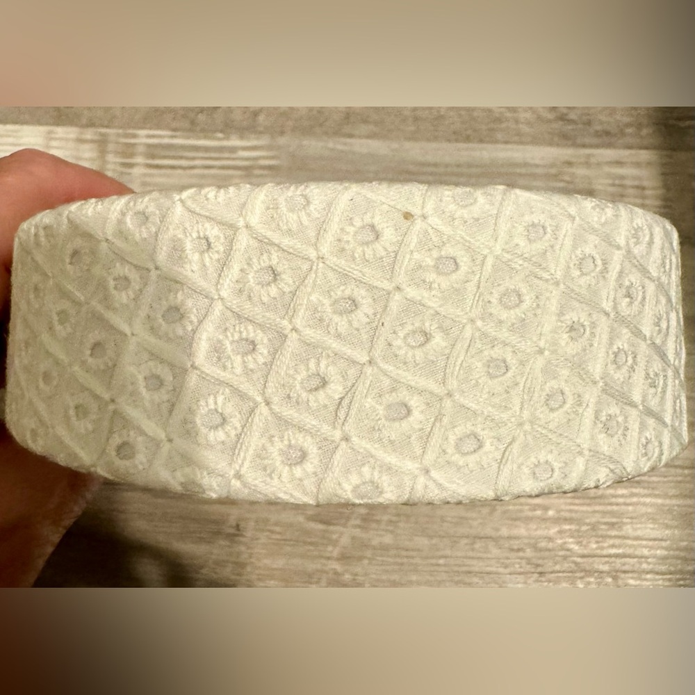 WHBM Elegant White Braided Headband New With Tags